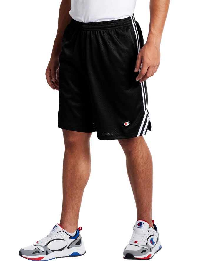 Champion Herre Shorts Sort - Lacrosse - Danmark BPD-872691